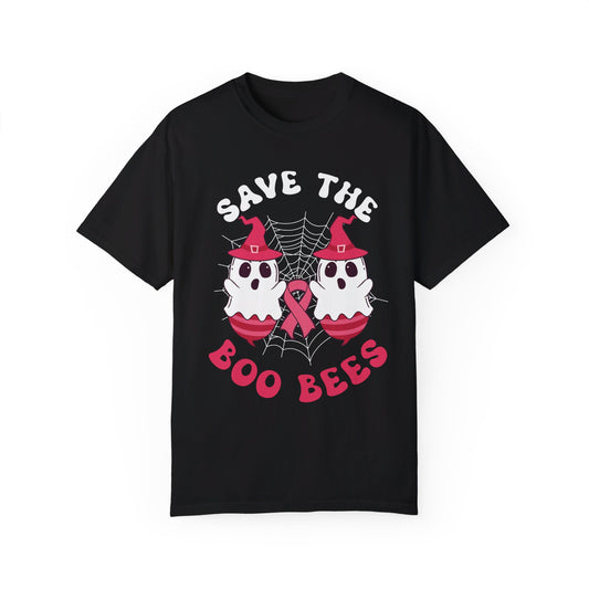 "🎀 Save the Boo Bees: Rock the Trendy Pink Ribbon Tee & Support Breast Cancer Awareness! 🌟👕 #CancerAwareness"