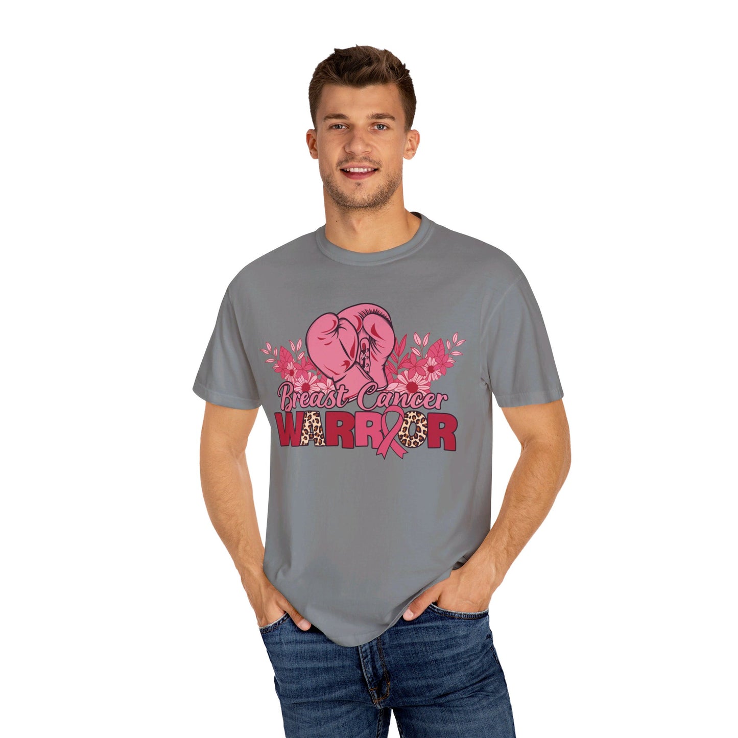 "🎀💪 Breast Cancer Warrior: Rock the Pink Ribbon with Our Trendy Unisex Tee! 🌟👕 #FightCancer"