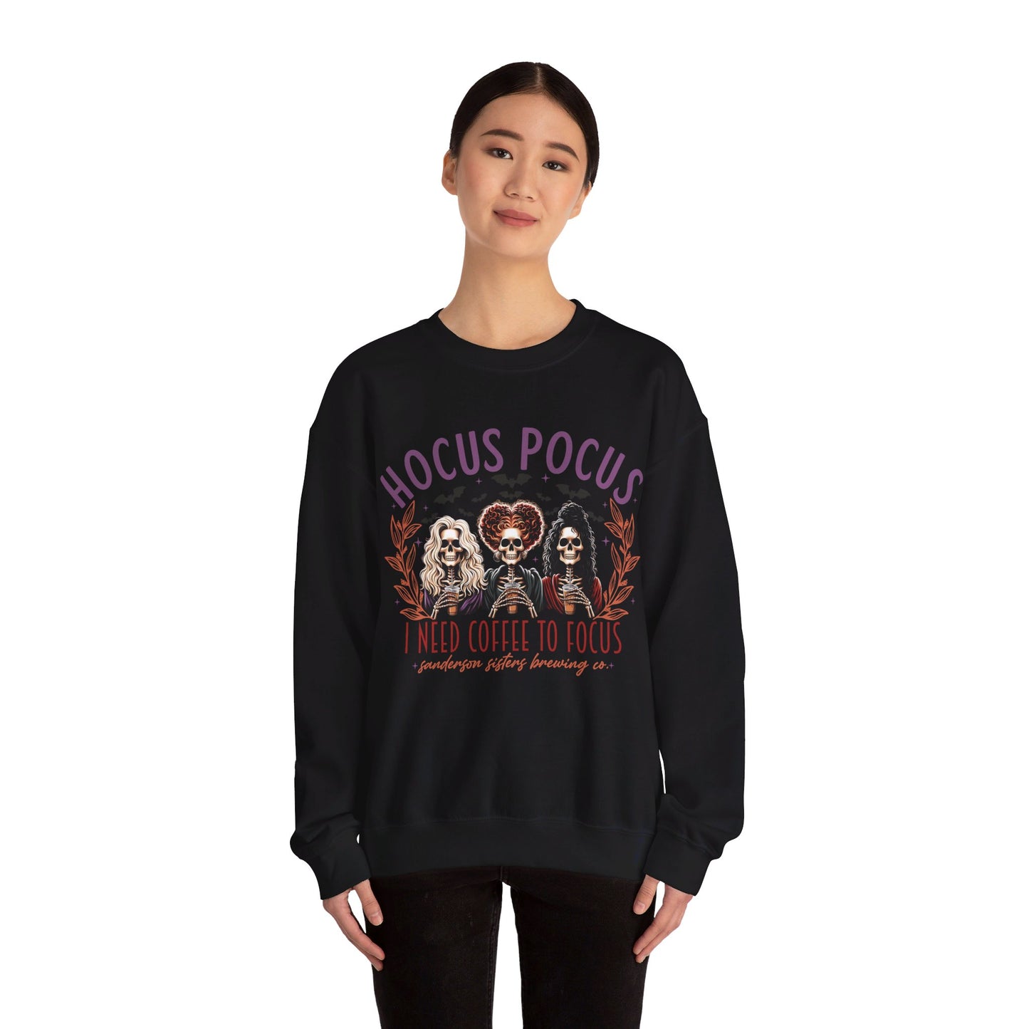 🔮✨ Embracing the Magic in My Hocus Pocus Sweatshirt! #HocusPocusFashion Unisex Heavy Blend™ Crewneck Sweatshirt