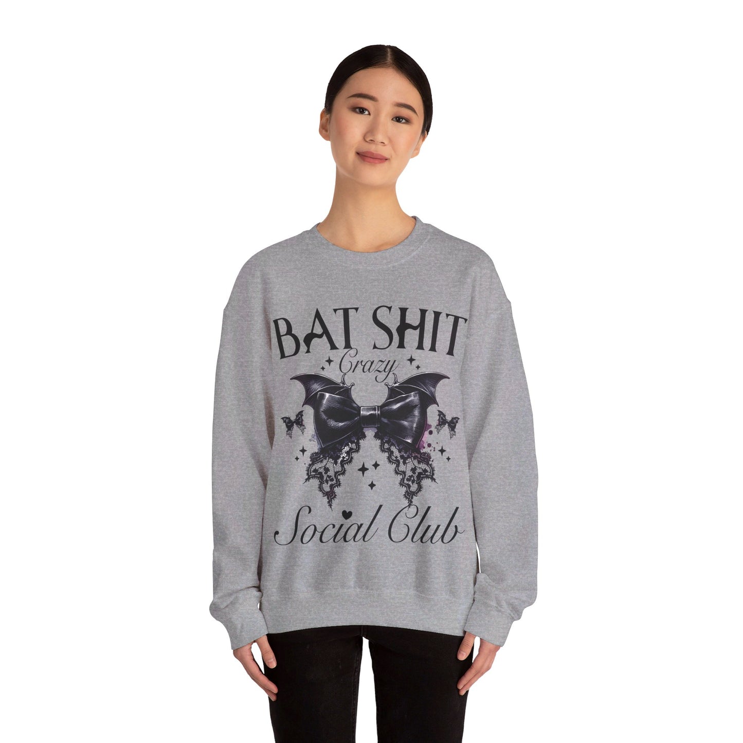 Bat Shit Crazy Unisex Heavy Blend™ Crewneck Sweatshirt