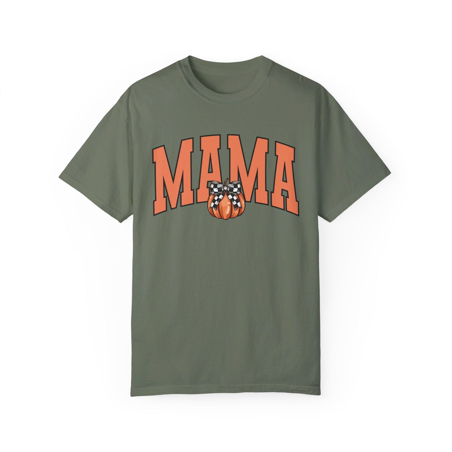 🧡🎃 Mama Pumpkin Tee: Fall Fashion Must-Have! #MamaPumpkin #FallFashionGoals Unisex Garment-Dyed T-shirt