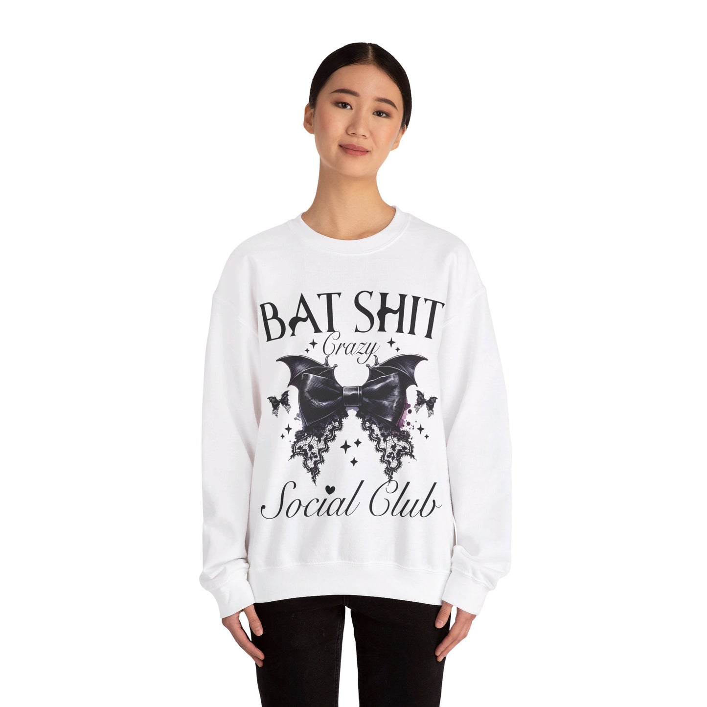 Bat Shit Crazy Unisex Heavy Blend™ Crewneck Sweatshirt