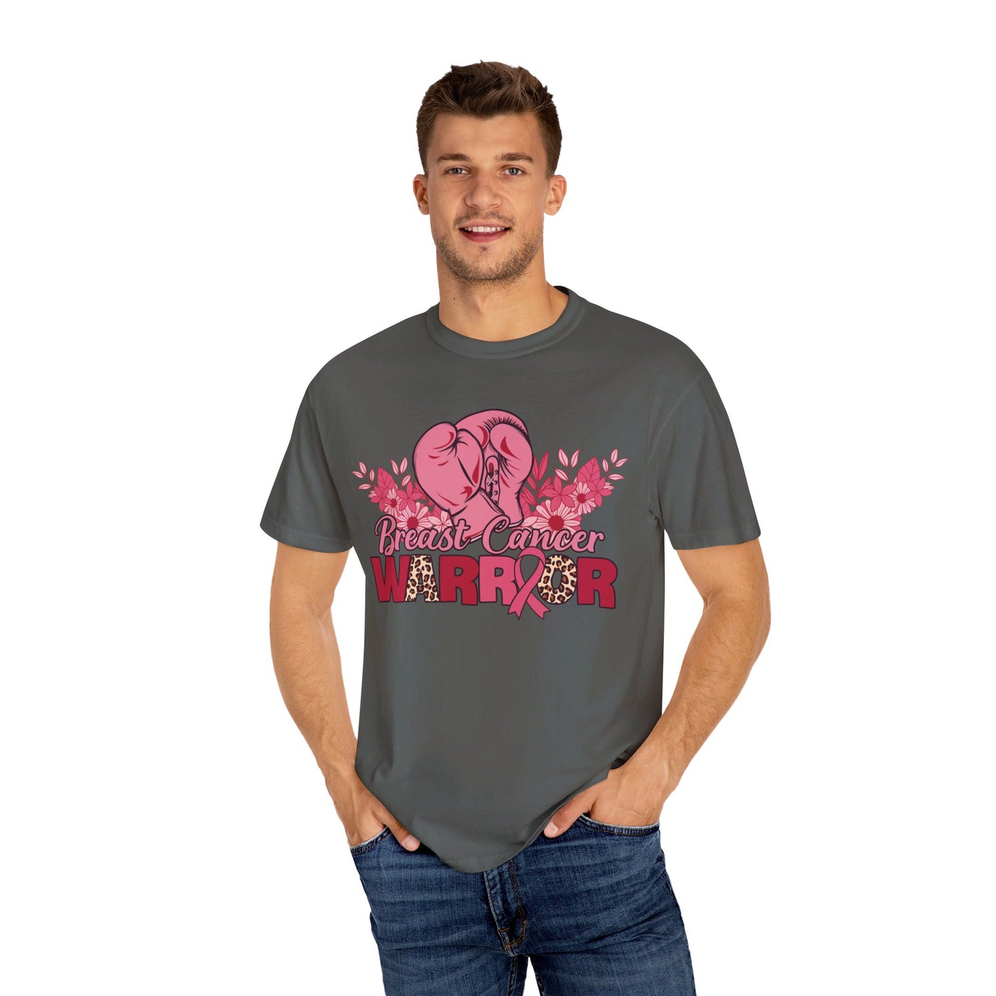 "🎀💪 Breast Cancer Warrior: Rock the Pink Ribbon with Our Trendy Unisex Tee! 🌟👕 #FightCancer"