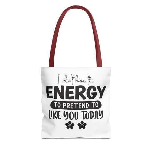 Empower Your Day: Energy Boost 13x13 Tote Bag Tote Bag (AOP)