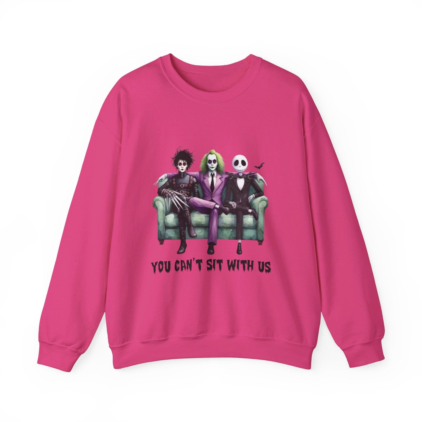 Beetlejuice Vibes You Can’t Sit With Us Unisex Heavy Blend™ Crewneck Sweatshirt