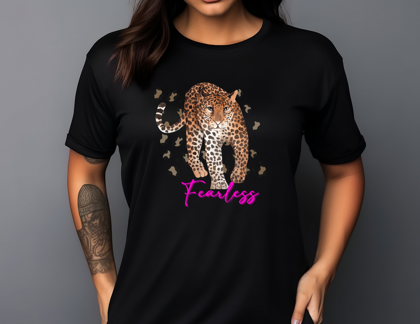 Fearless Boujee Cute Stylish Cheetah Leopard