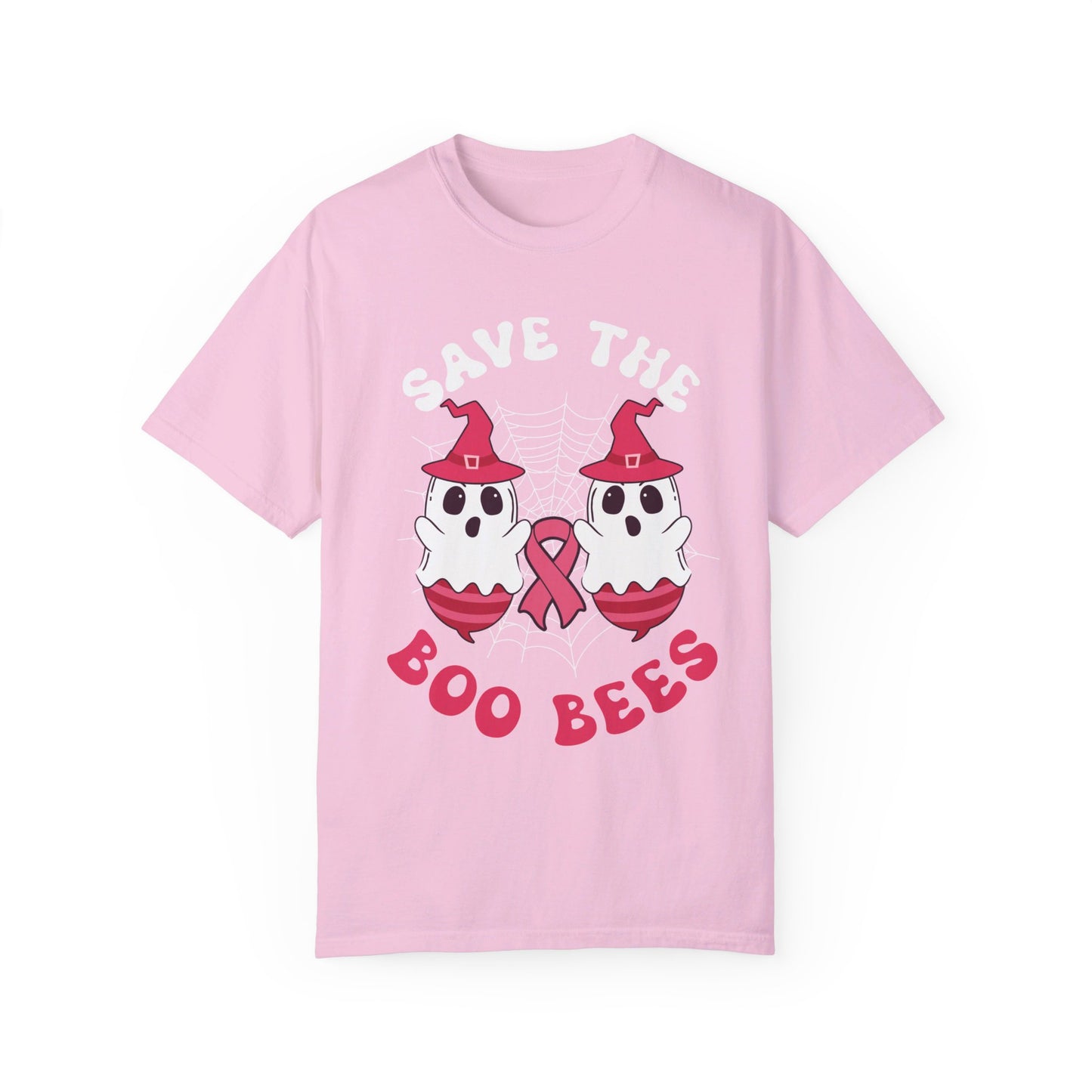 "🎀 Save the Boo Bees: Rock the Trendy Pink Ribbon Tee & Support Breast Cancer Awareness! 🌟👕 #CancerAwareness"