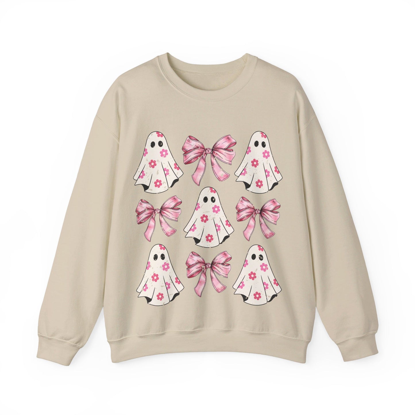 Pink Bows and Ghost Unisex Heavy Blend™ Crewneck Sweatshirt