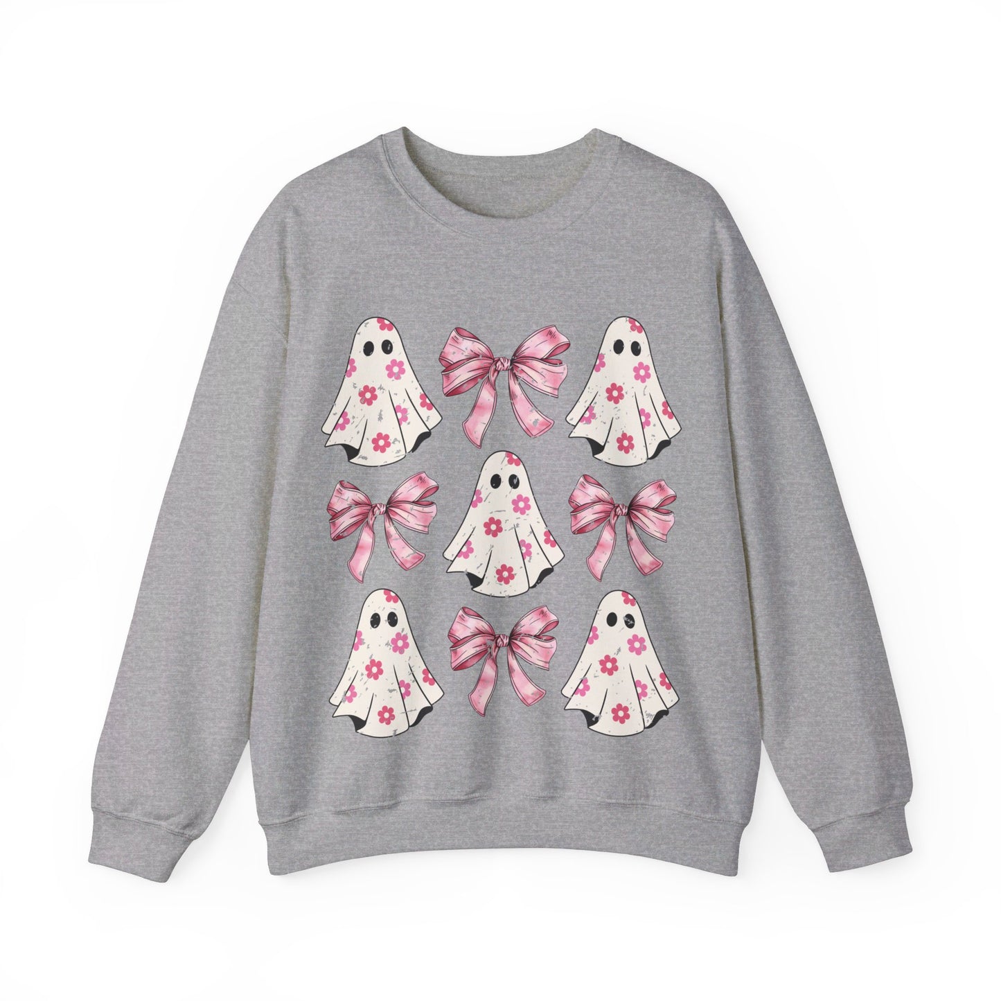 Pink Bows and Ghost Unisex Heavy Blend™ Crewneck Sweatshirt