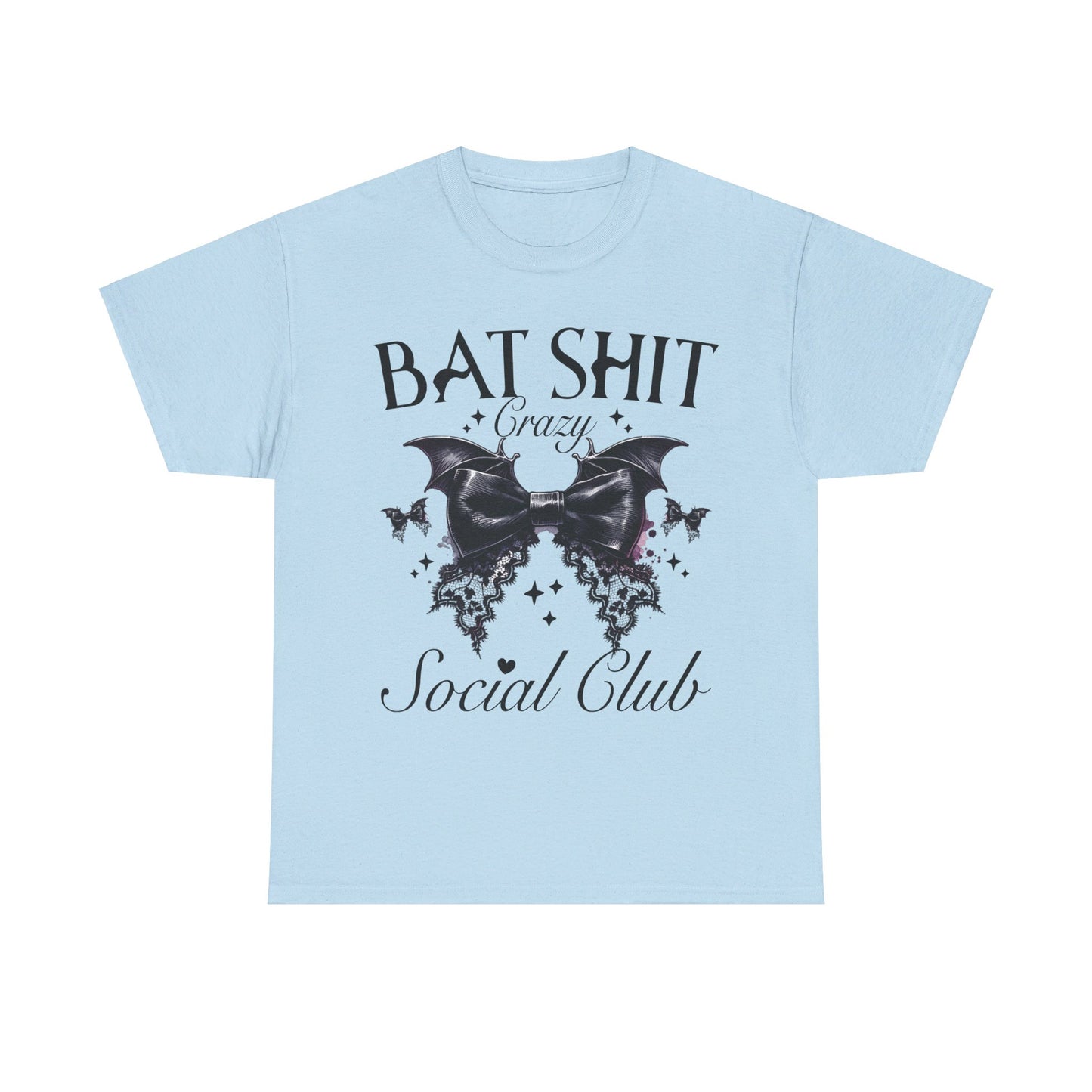 Bat Shit  Crazy Halloween Unisex Heavy Cotton Tee