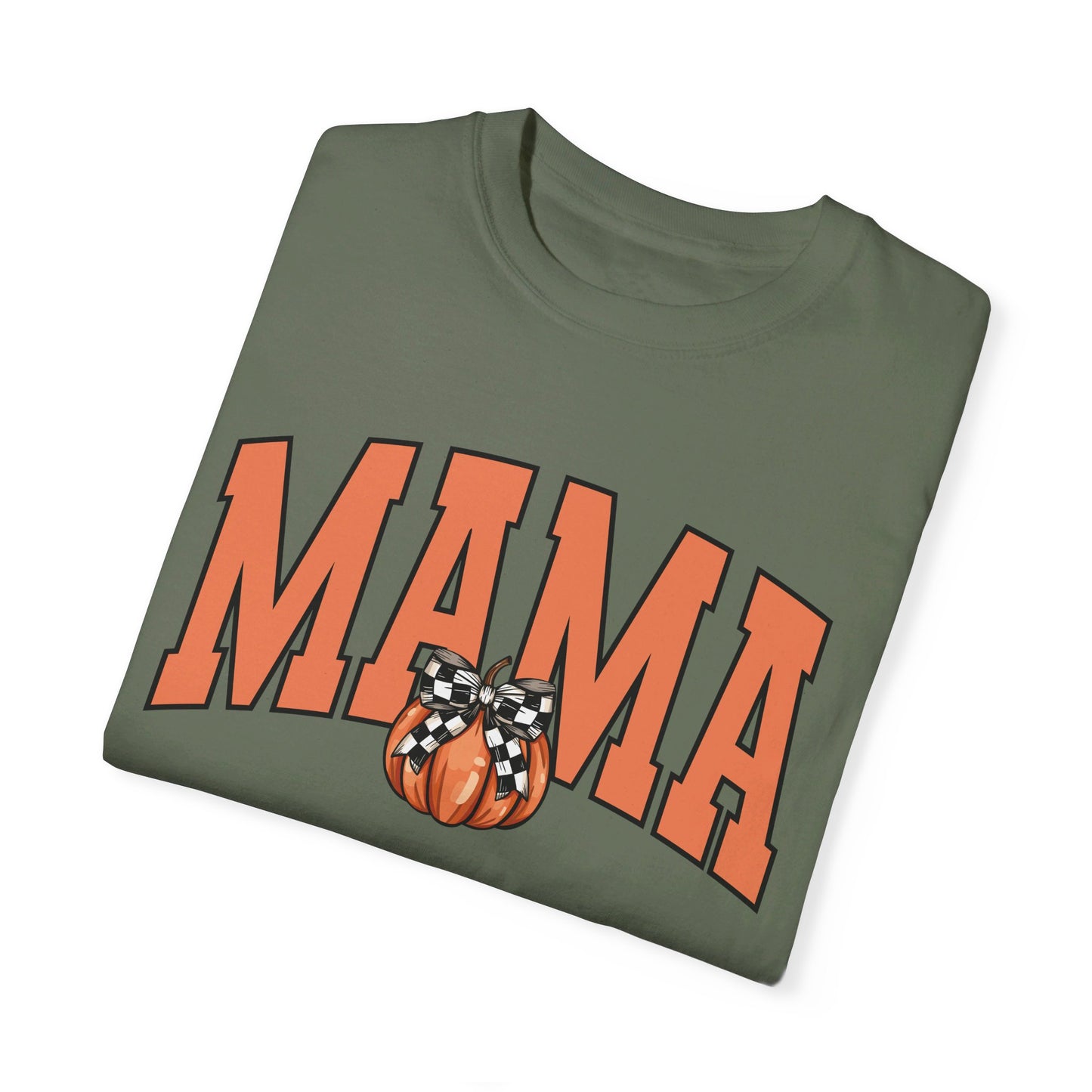 🧡🎃 Mama Pumpkin Tee: Fall Fashion Must-Have! #MamaPumpkin #FallFashionGoals Unisex Garment-Dyed T-shirt