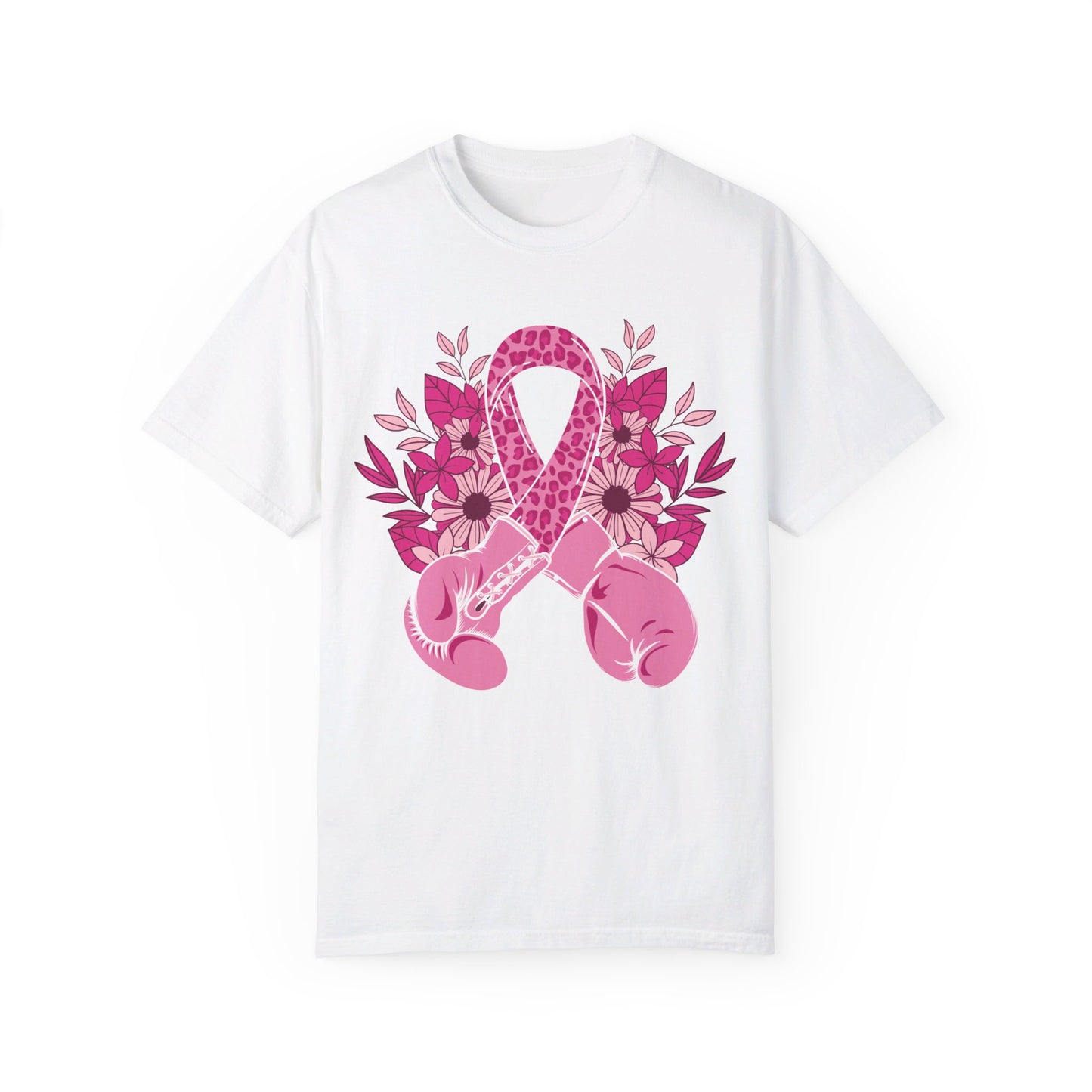 "💪🎗️ Fight Cancer in Style: Unisex Garment-Dyed T-Shirt That Makes a Statement! 🌟👕"