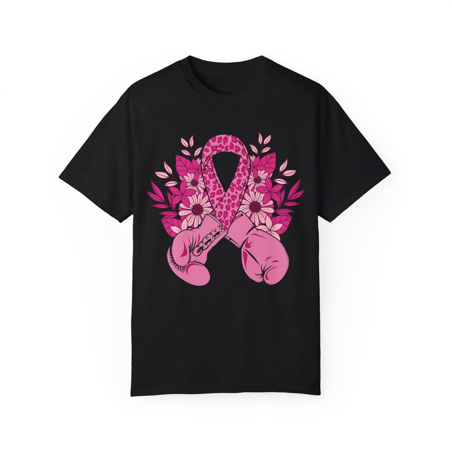 "💪🎗️ Fight Cancer in Style: Unisex Garment-Dyed T-Shirt That Makes a Statement! 🌟👕"