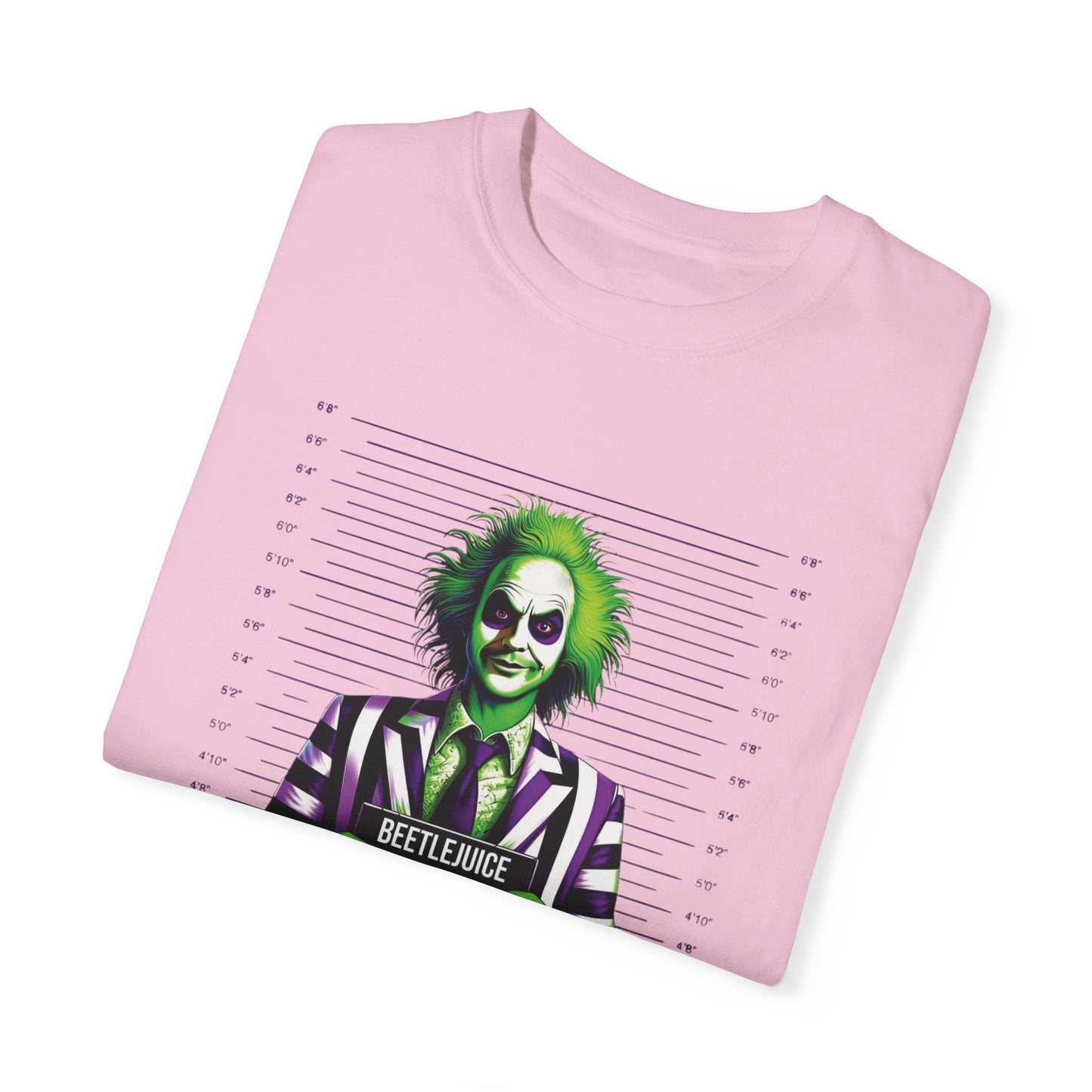 "Beetlejuice Thug Life T-Shirt: Ghostly Swagger" Unisex Garment-Dyed T-shirt