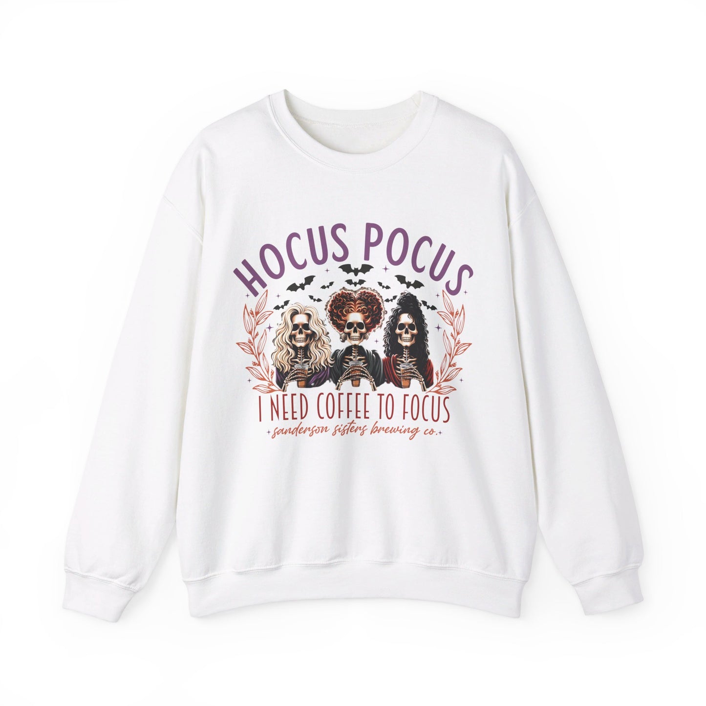 🔮✨ Embracing the Magic in My Hocus Pocus Sweatshirt! #HocusPocusFashion Unisex Heavy Blend™ Crewneck Sweatshirt