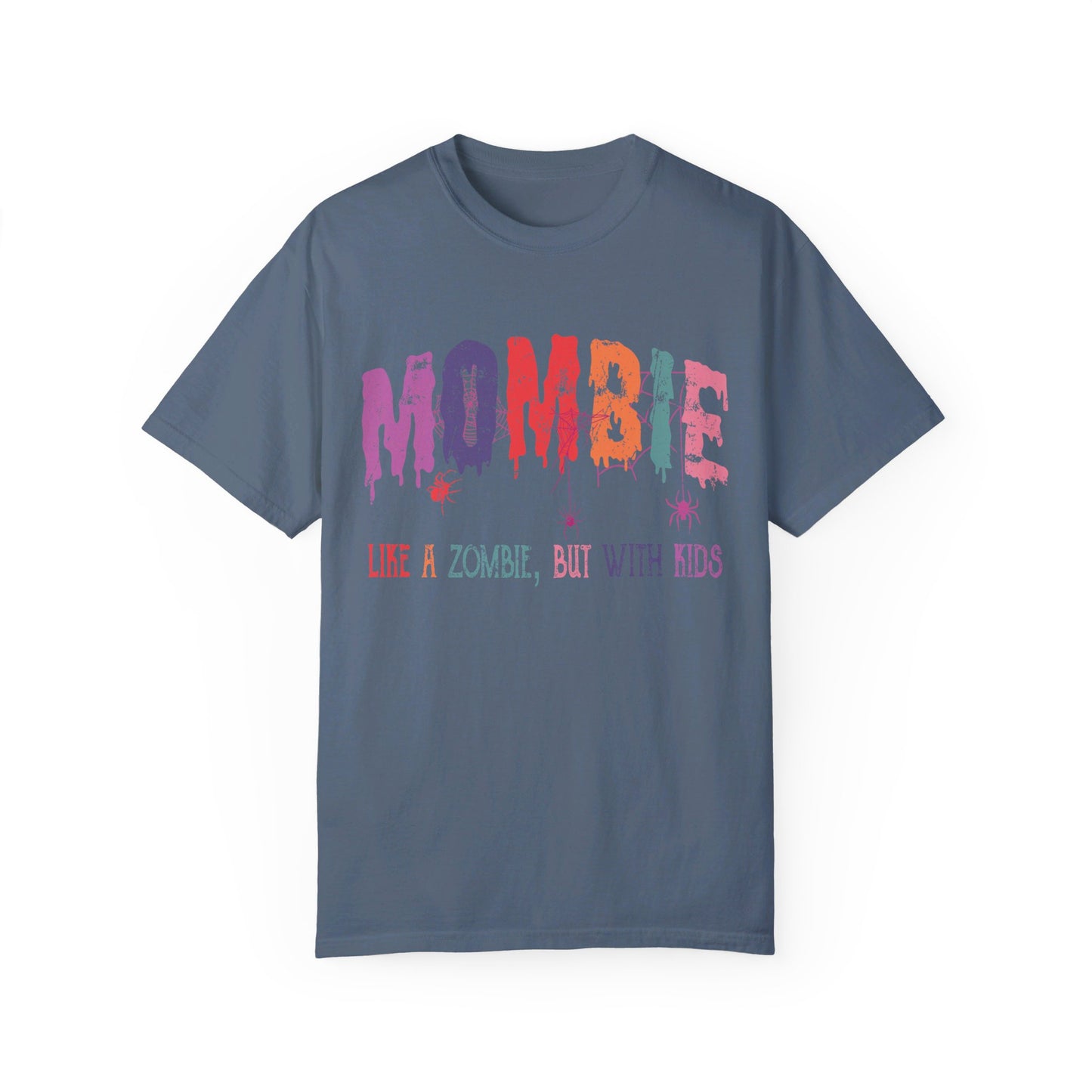 Zombie Mombie Halloween Unisex Garment-Dyed T-shirt