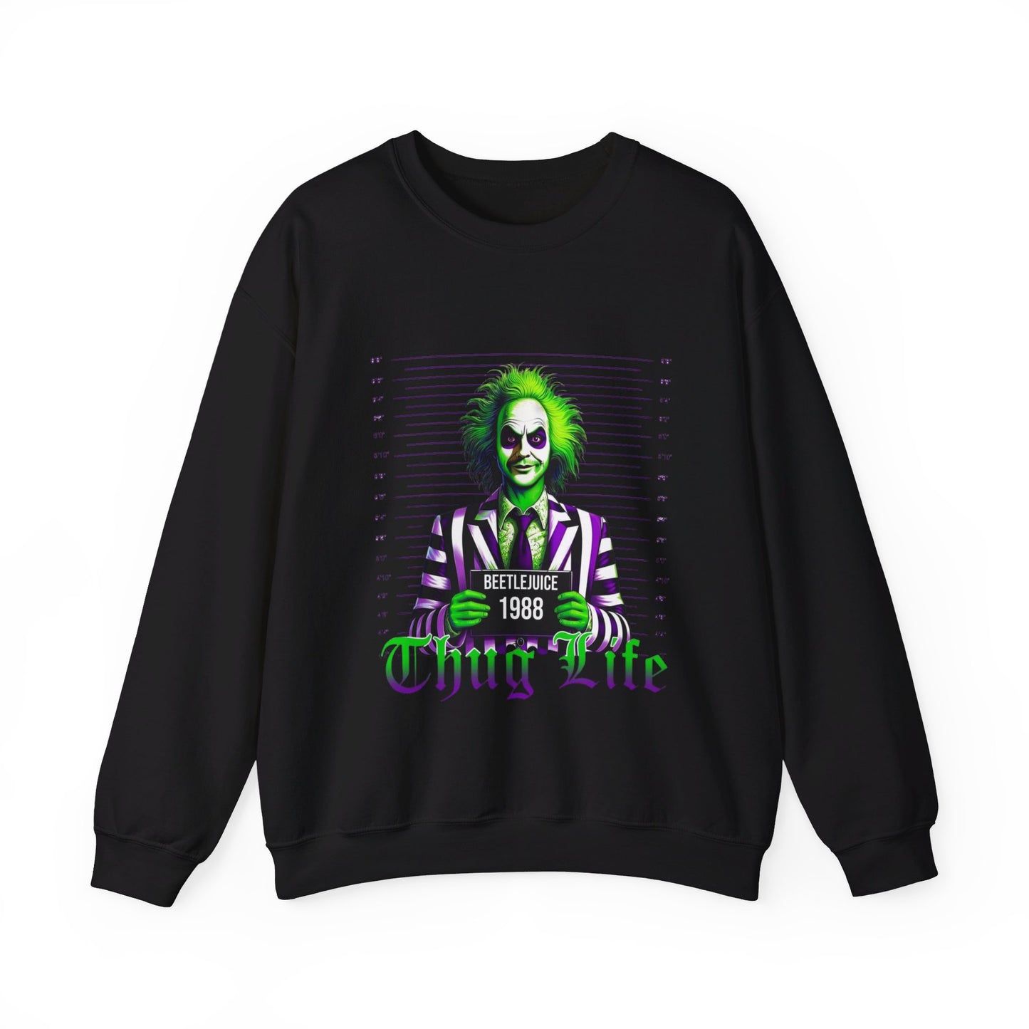 "Beetlejuice Thug Life: The Ultimate Sweatshirt" Unisex Heavy Blend™ Crewneck Sweatshirt