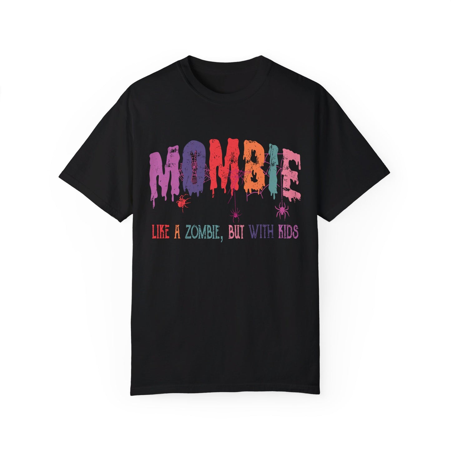 Zombie Mombie Halloween Unisex Garment-Dyed T-shirt