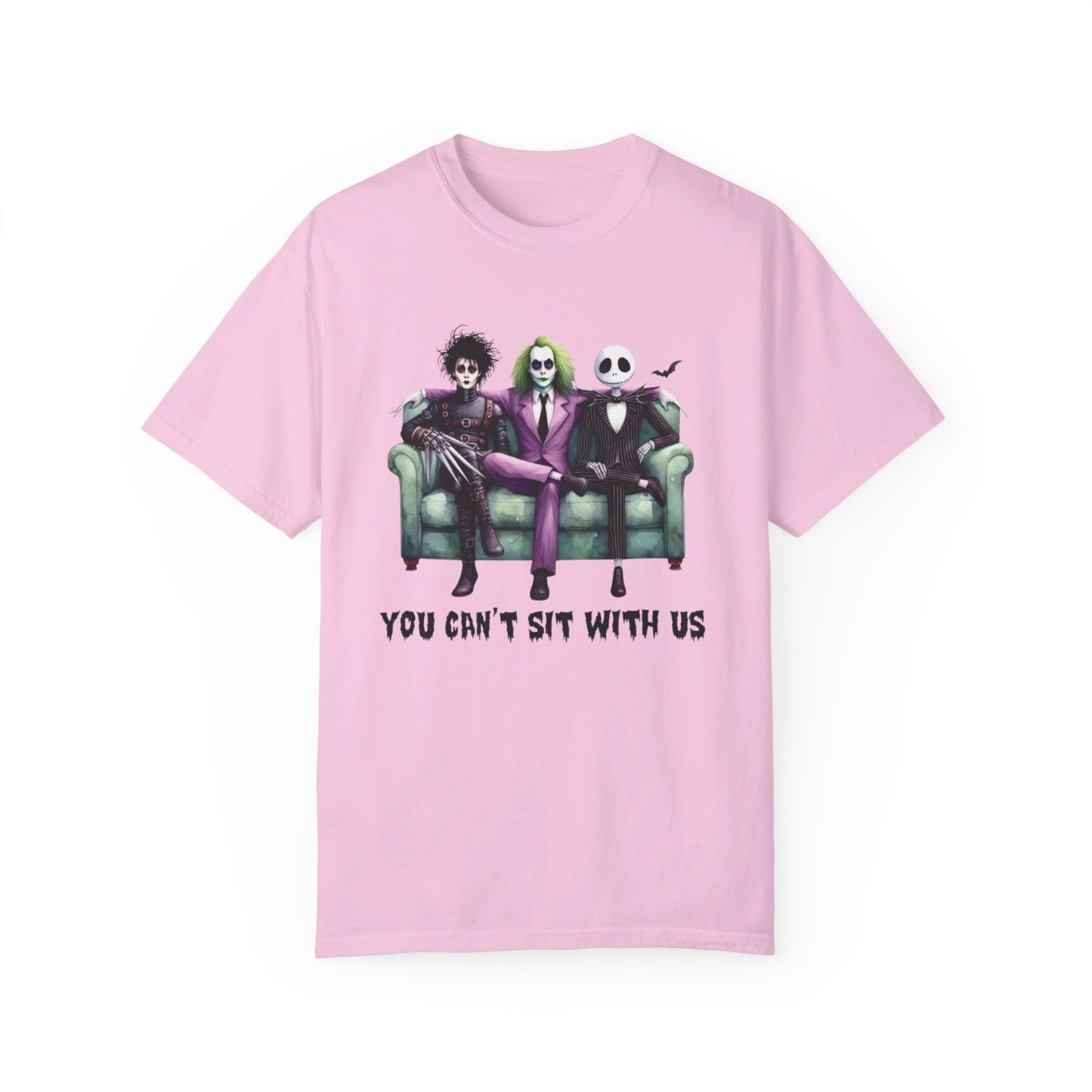 "Beetlejuice ‘You Can’t Sit With Us’ T-Shirt: Ghostly Attitude" Unisex Garment-Dyed T-shirt