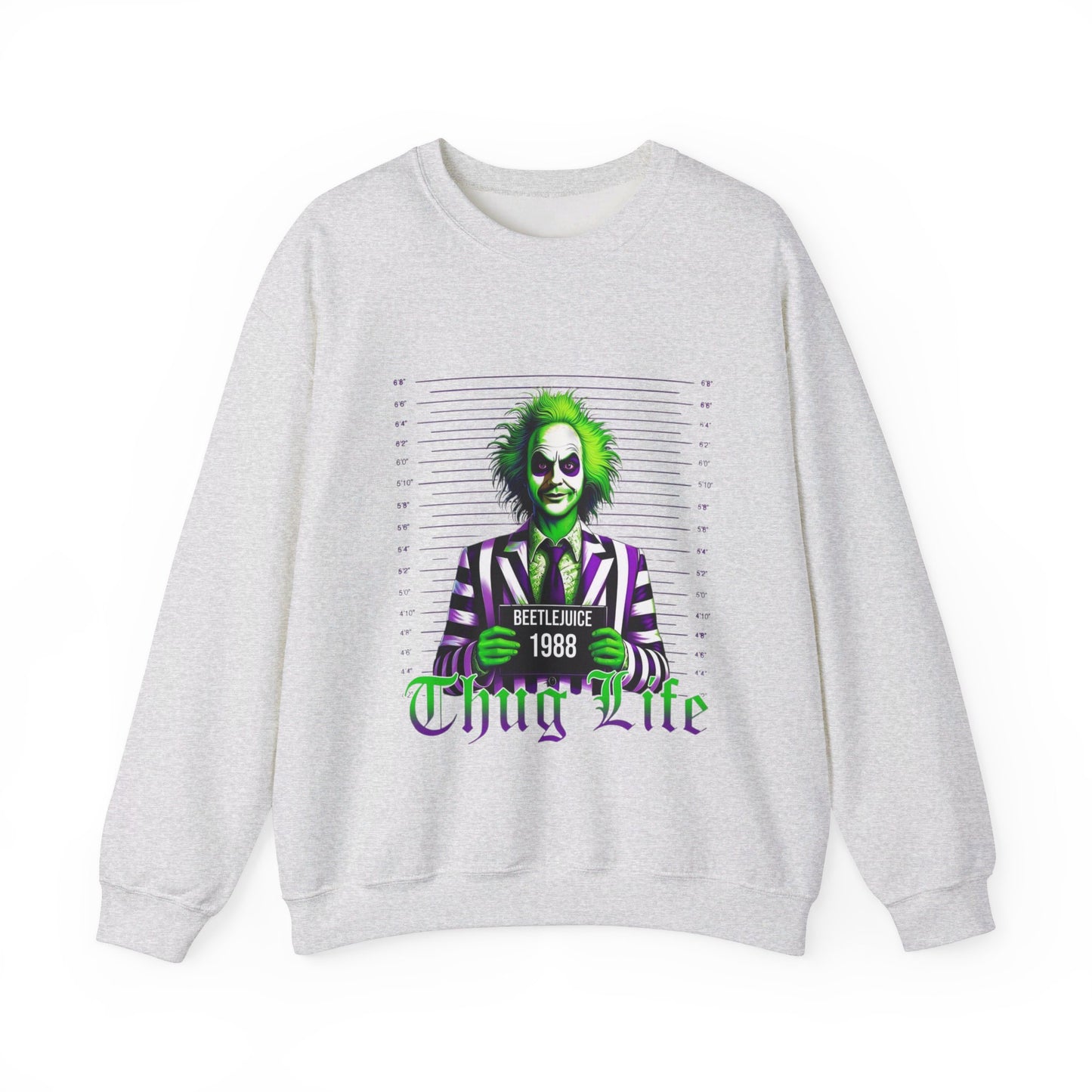 "Beetlejuice Thug Life: The Ultimate Sweatshirt" Unisex Heavy Blend™ Crewneck Sweatshirt