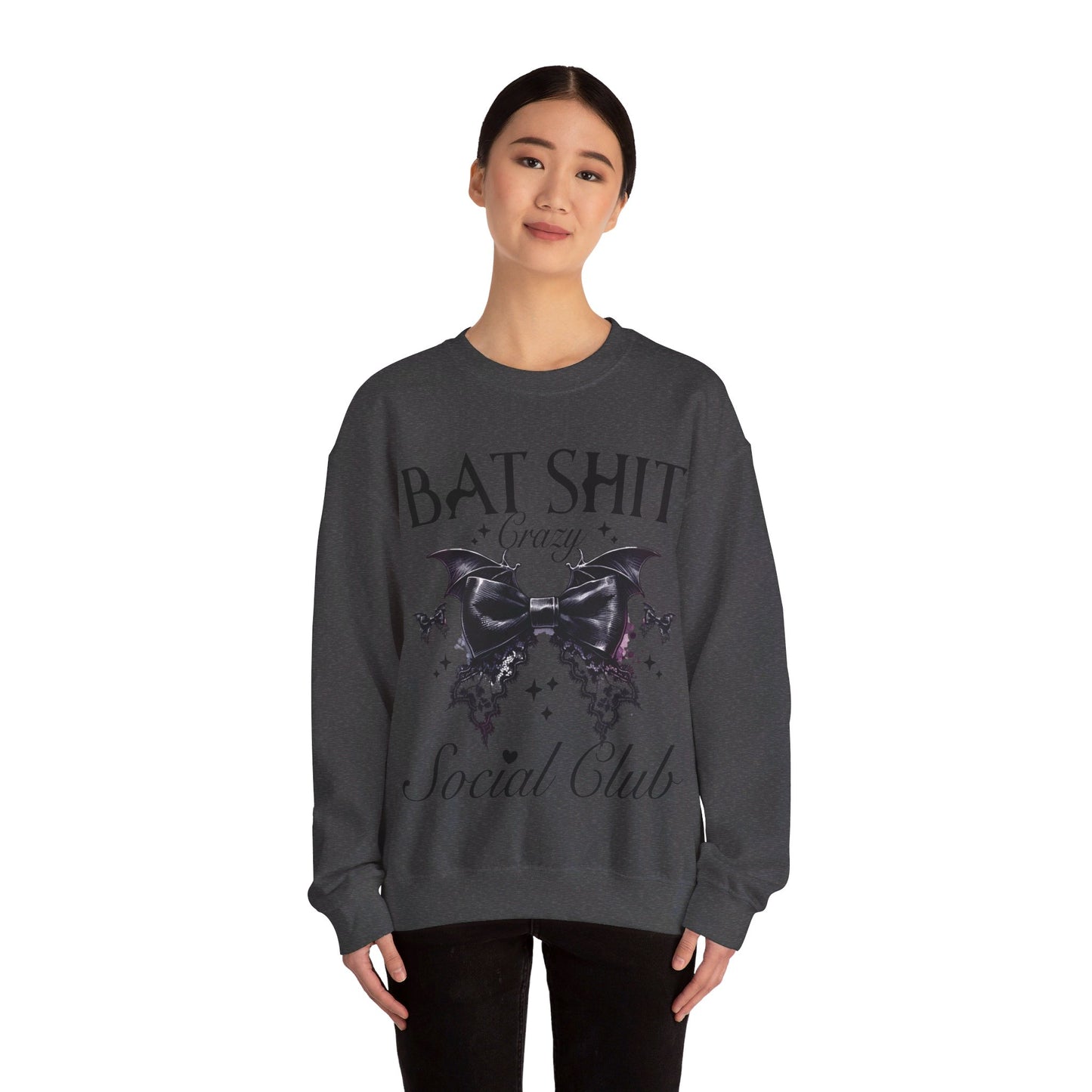 Bat Shit Crazy Unisex Heavy Blend™ Crewneck Sweatshirt