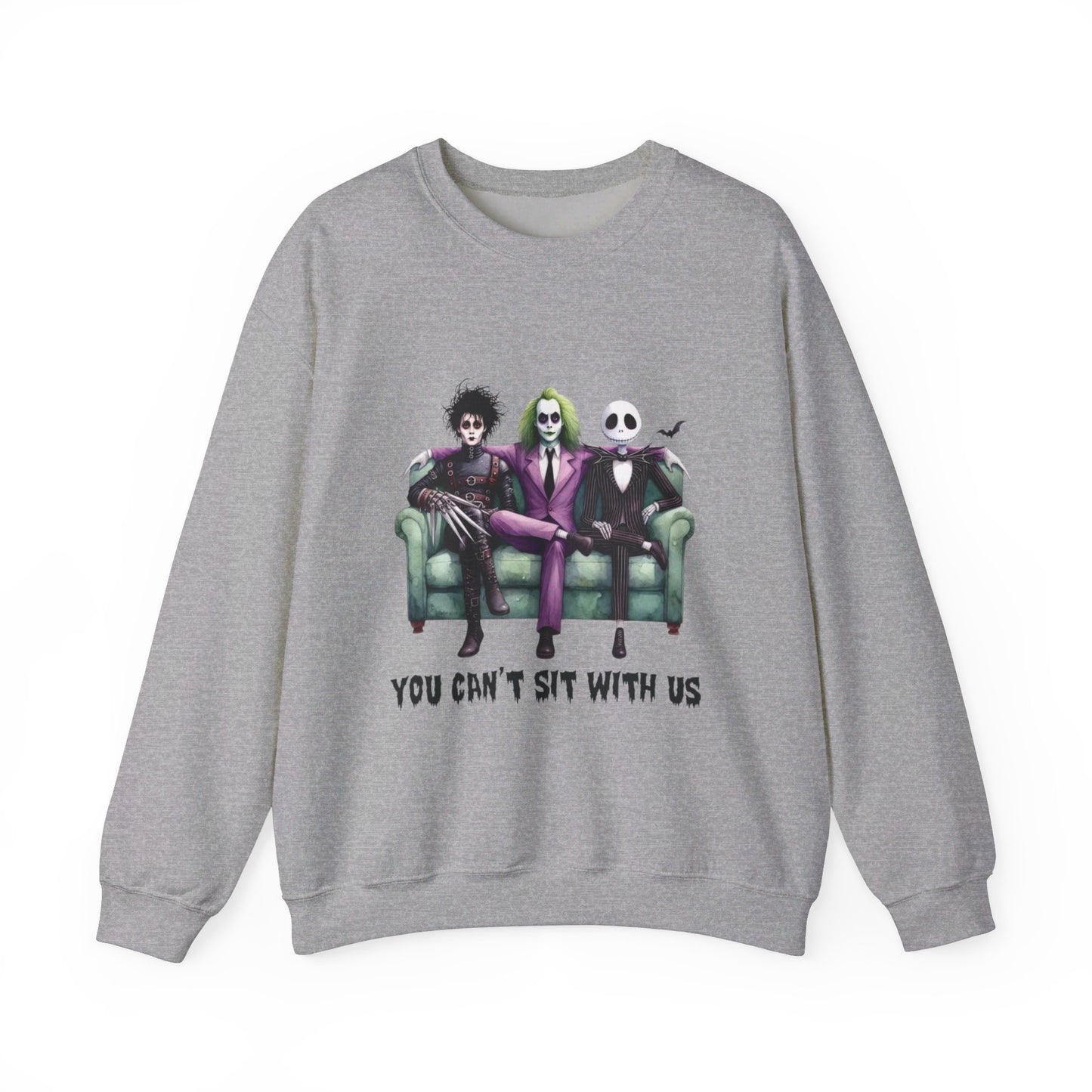 Beetlejuice Vibes You Can’t Sit With Us Unisex Heavy Blend™ Crewneck Sweatshirt