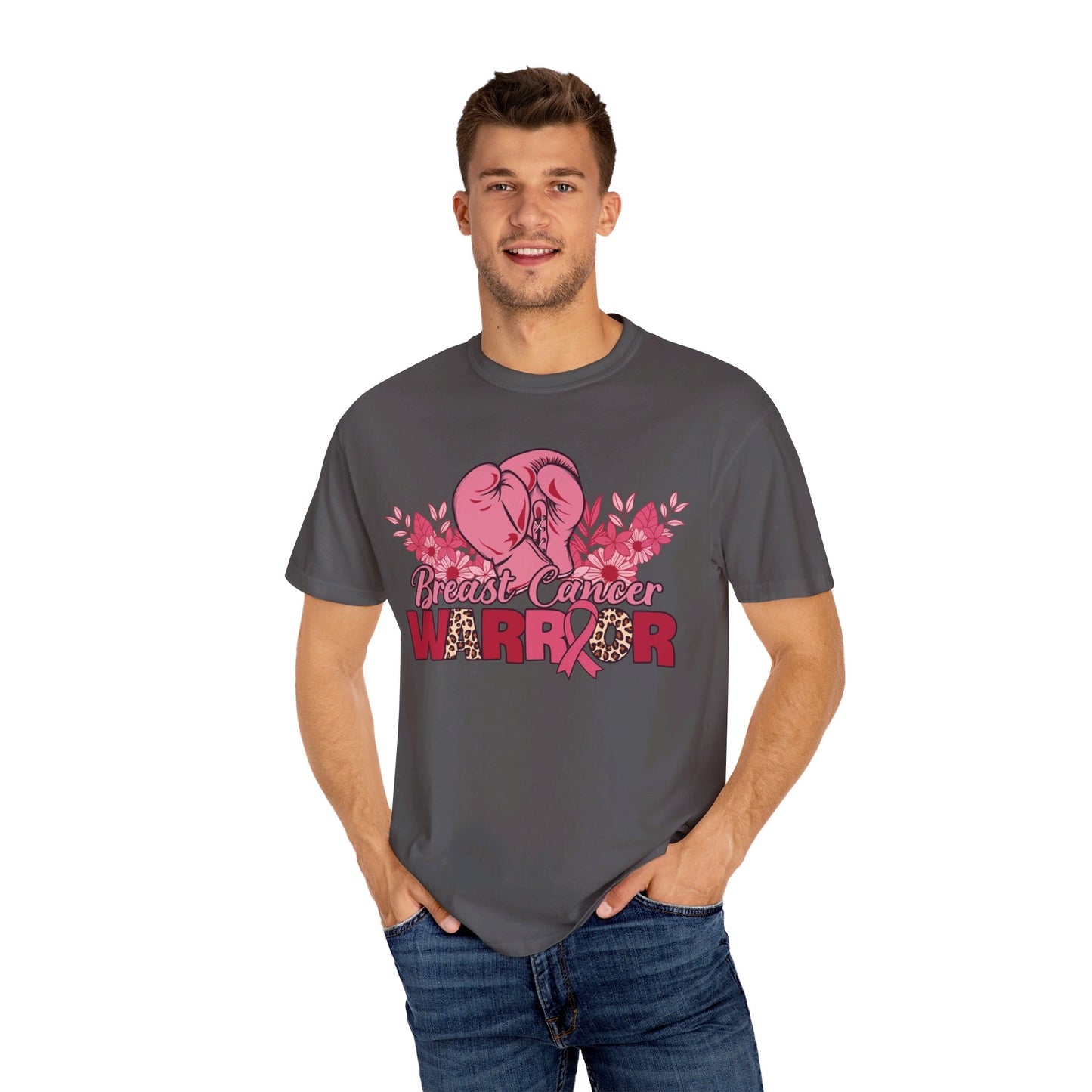 "🎀💪 Breast Cancer Warrior: Rock the Pink Ribbon with Our Trendy Unisex Tee! 🌟👕 #FightCancer"