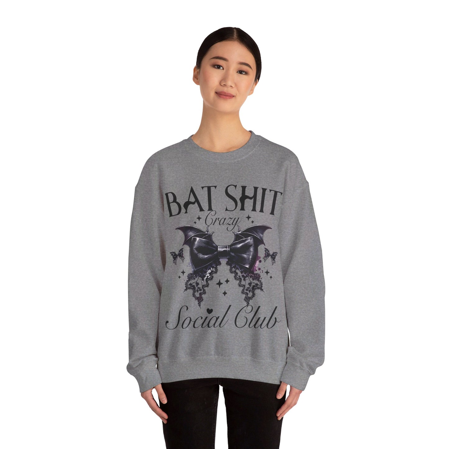 Bat Shit Crazy Unisex Heavy Blend™ Crewneck Sweatshirt