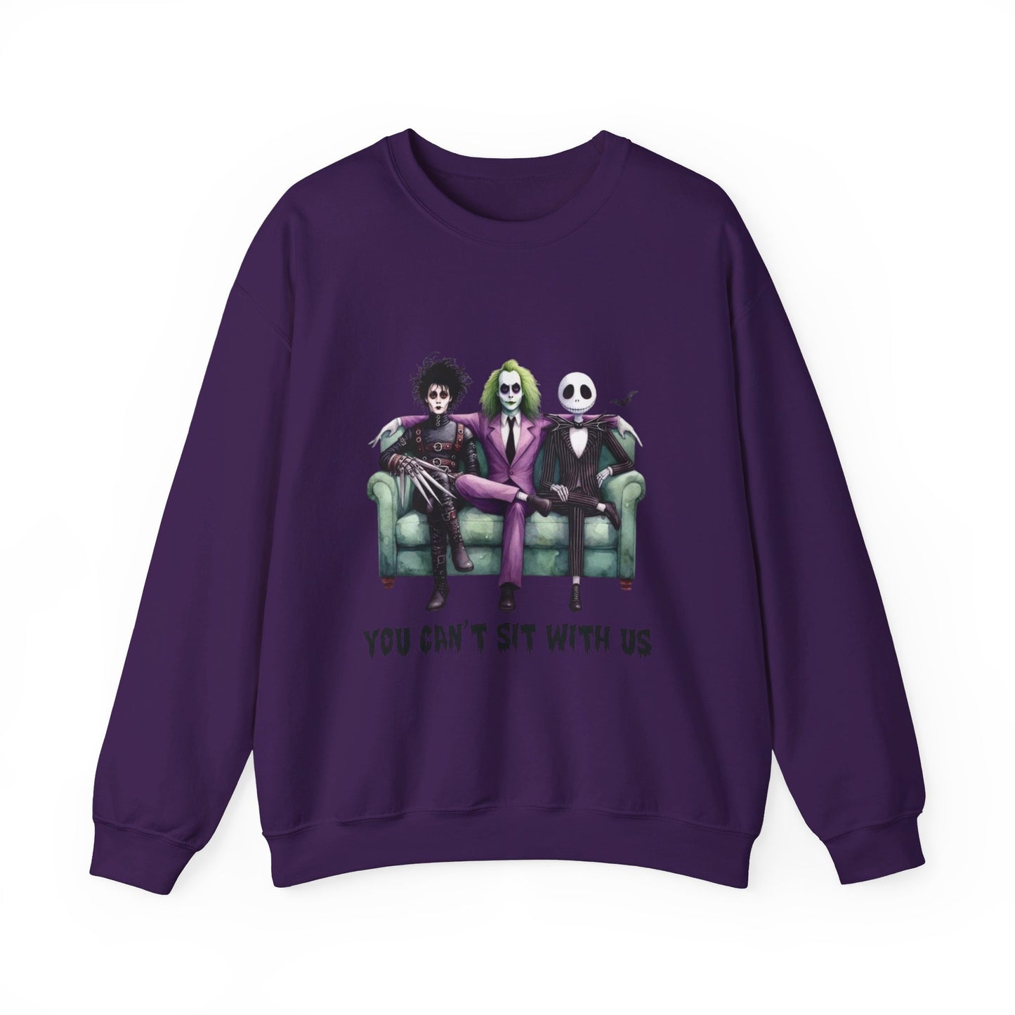 Beetlejuice Vibes You Can’t Sit With Us Unisex Heavy Blend™ Crewneck Sweatshirt