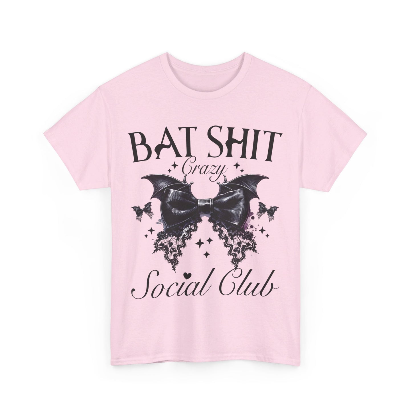 Bat Shit  Crazy Halloween Unisex Heavy Cotton Tee