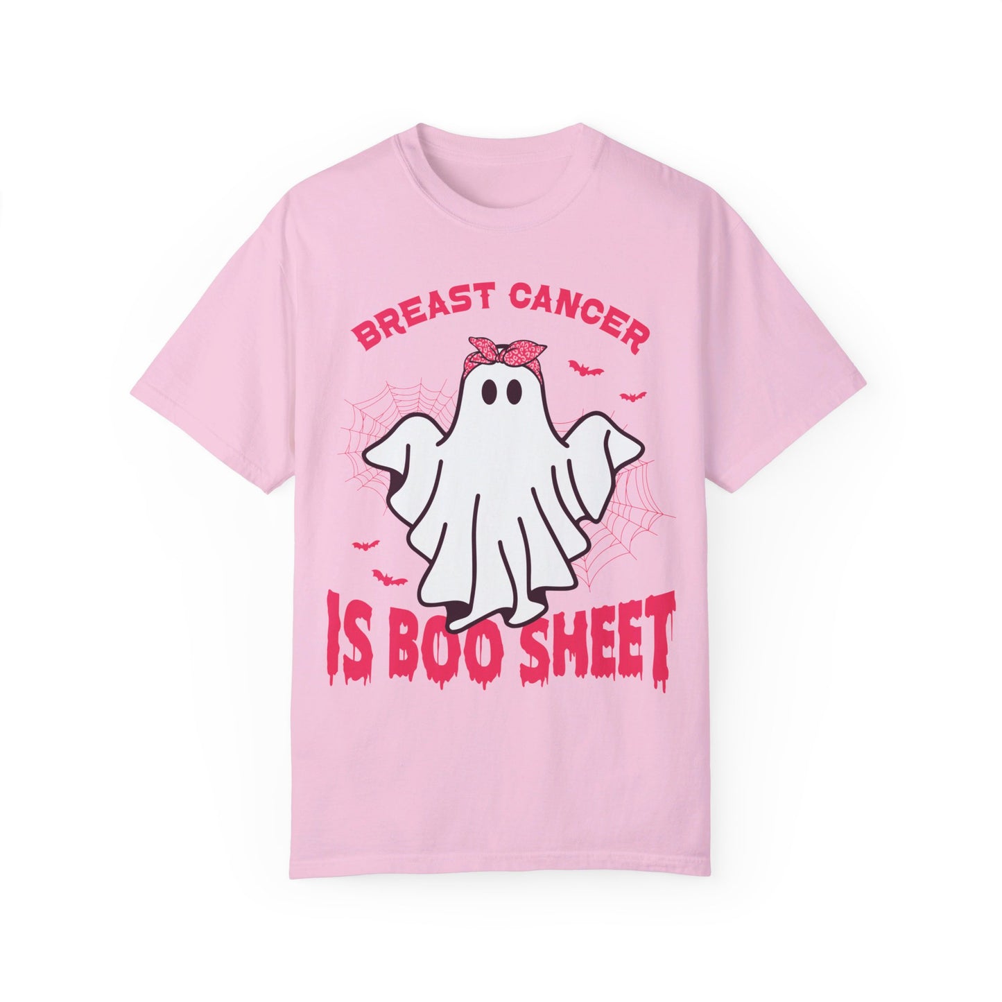 "🚫🎀 Breast Cancer Is Boo-Sh*t: Rock the Bold Statement with Our Unisex Garment-Dyed Tee! 🌟👕 #FightCancer"