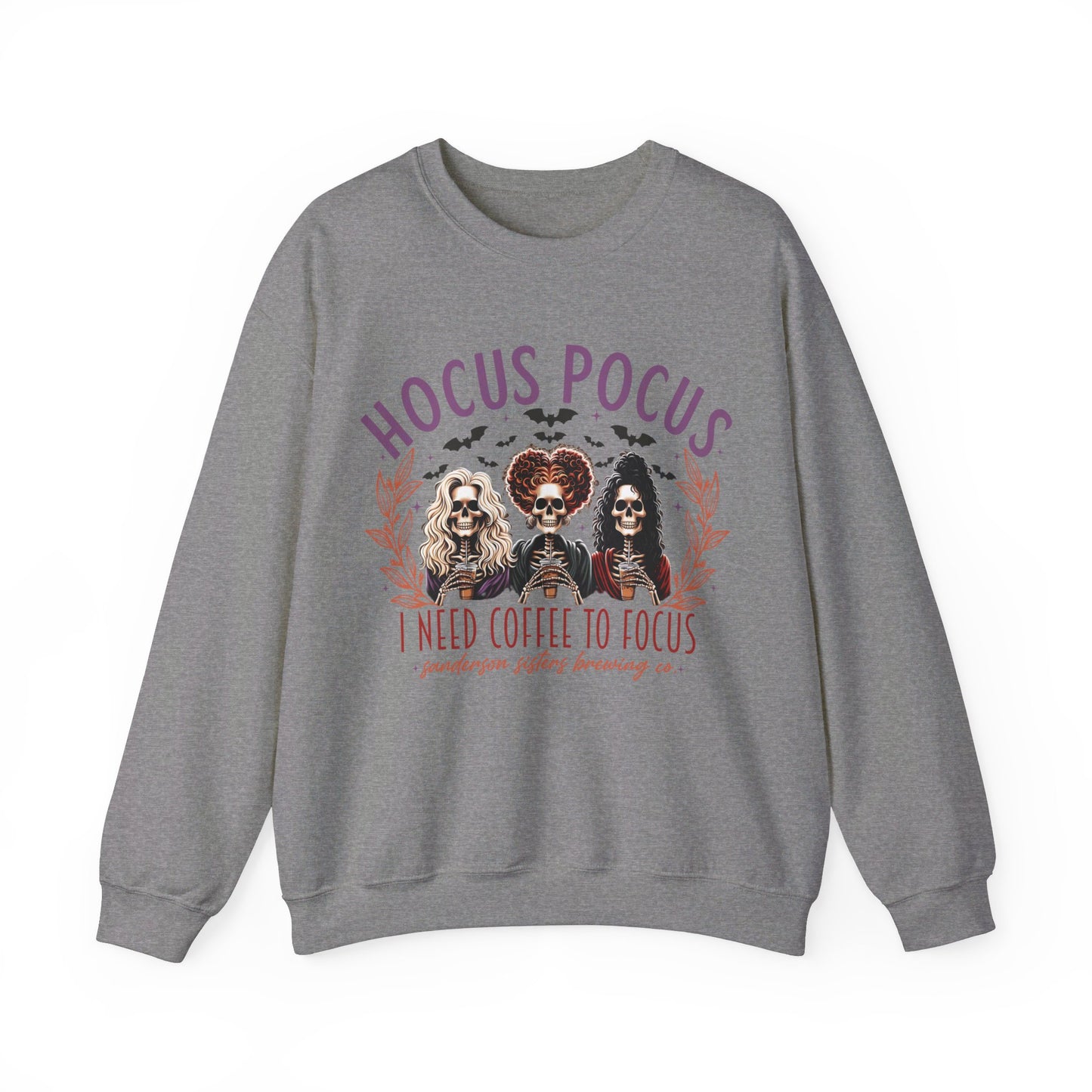 🔮✨ Embracing the Magic in My Hocus Pocus Sweatshirt! #HocusPocusFashion Unisex Heavy Blend™ Crewneck Sweatshirt