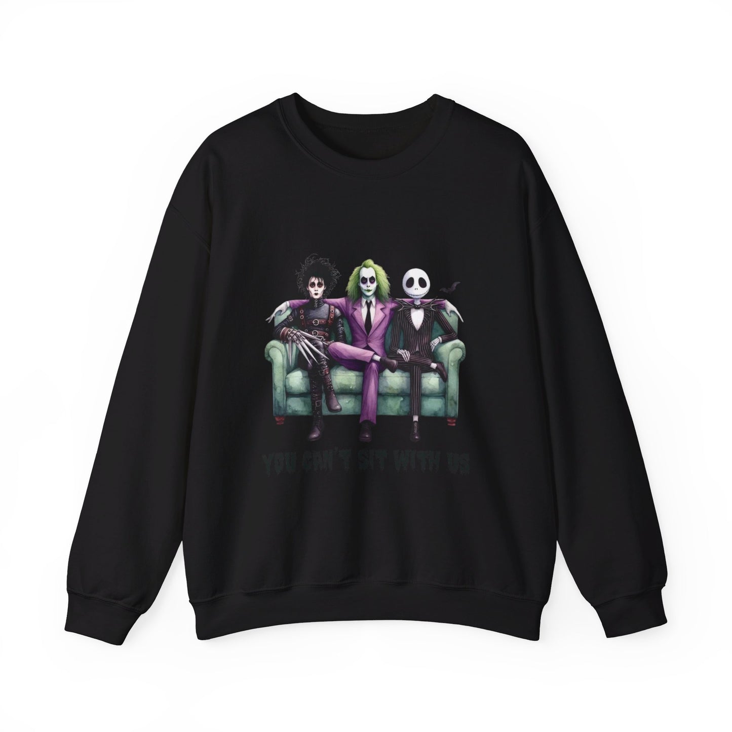 Beetlejuice Vibes You Can’t Sit With Us Unisex Heavy Blend™ Crewneck Sweatshirt