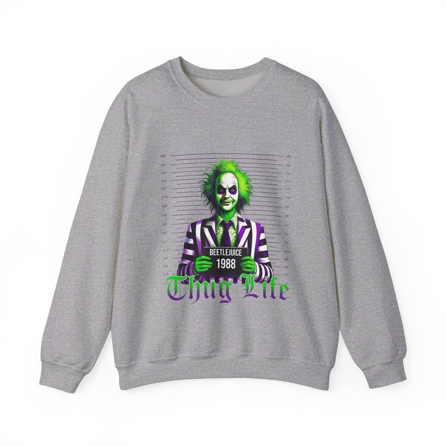 "Beetlejuice Thug Life: The Ultimate Sweatshirt" Unisex Heavy Blend™ Crewneck Sweatshirt